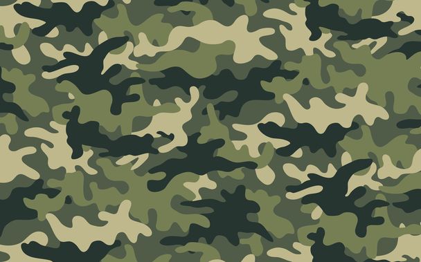 Print texture military camouflage repeats seamless army green hunting  leopard jaguar Stock Vector