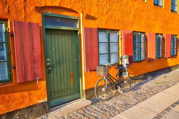 Kopenhagen, schilderachtige historische oude stad straten - Foto, afbeelding