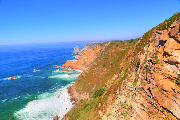 Cabo da Roca malownicza linia brzegowa - Zdjęcie, obraz