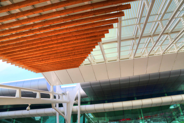 Moderno terminal aeroportuale interno - Foto, immagini