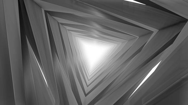 Абстрактний футуристичний коридор. 3d візуалізація
 - Фото, зображення