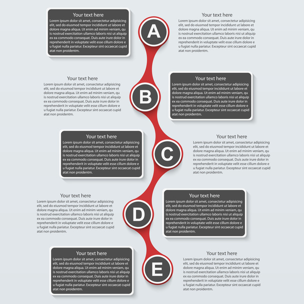 Business Infographic. Design template - Вектор, зображення