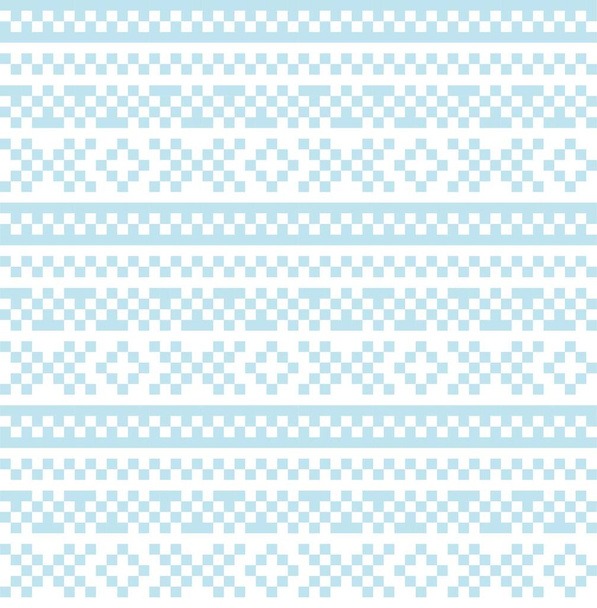 Sky Blue Karácsonyi vásár szigetmintás háttér divat textil, kötött és grafikai - Vektor, kép