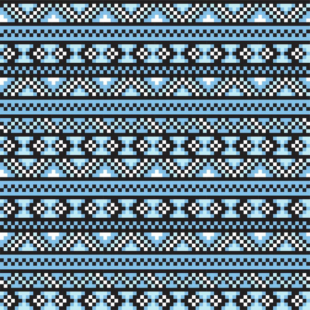 Sky Blue Christmas fair Island тло для мод текстиль, носовичок і графіки - Вектор, зображення
