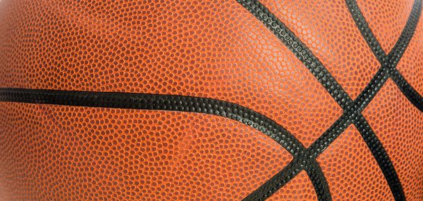 leather basketball as a background - Fotografie, Obrázek