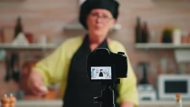 Παρουσίαση συνταγής τροφίμων - Πλάνα, βίντεο