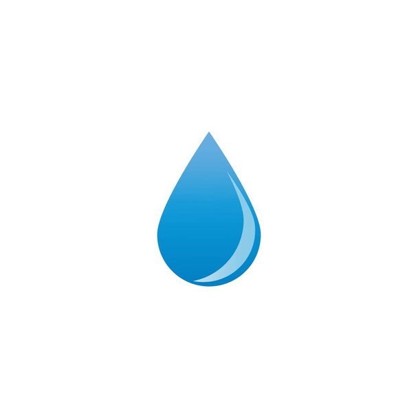 agua gota logo vector ilustración diseño - Vector, Imagen