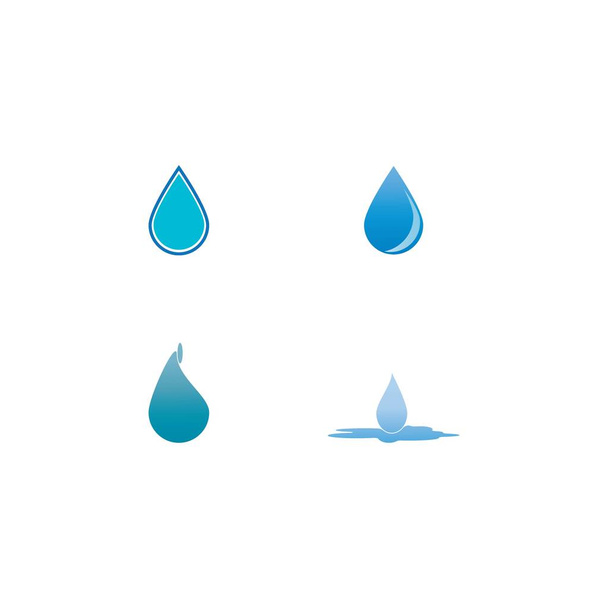logo goutte d'eau illustration vectorielle design - Vecteur, image