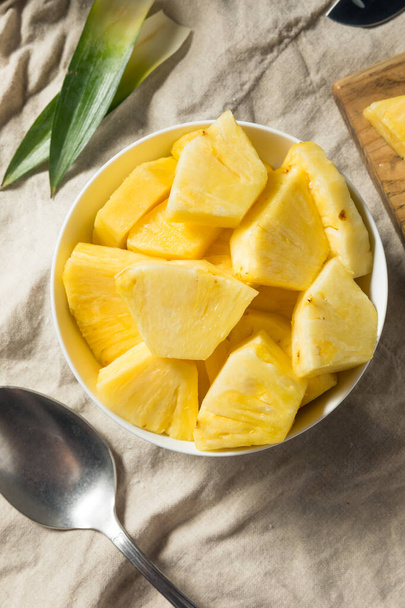 Healthy Organic Pineapple Slices Ready to Eat - Photo, image