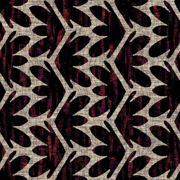 Seamless modern sepia camo print texture background. Worn mottled camouflage skin pattern textile fabric. Grunge rough blur linen all over print  - Foto, imagen