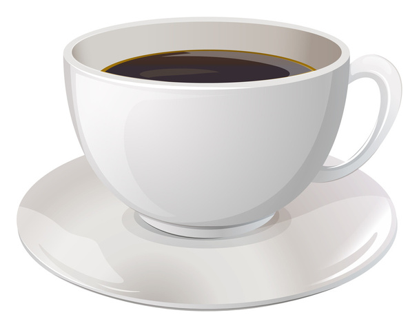 Una tazza di caffè - Vettoriali, immagini