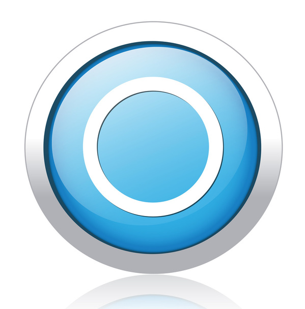 Circle button - Vector, afbeelding