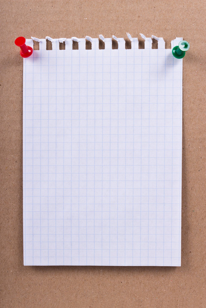 A sheet of paper from a notebook - Foto, Imagem