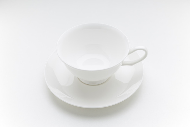 Taza de café sobre fondo blanco - Foto, Imagen