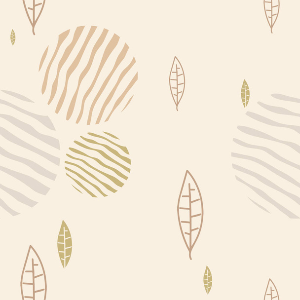 Diseño con patrón de otoño. Fondo vectorial. Patrón sin costura - Vector, Imagen