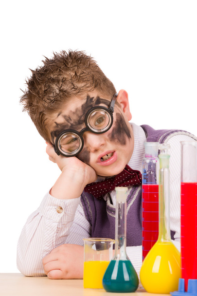 Little funny chemist - Photo, Image