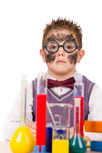 Little funny chemist - Foto, Bild