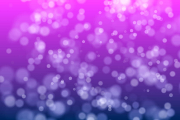 Particelle luminose con sfondo viola, rendering 3d. Disegno digitale del computer. - Foto, immagini