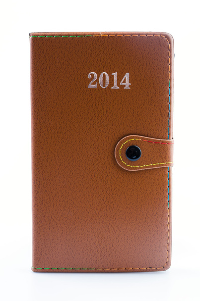 Leather note book - Foto, afbeelding