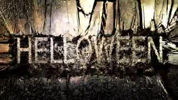 Thematische Komposition - Helloween.3d Renderer mit Alphakanal. - Filmmaterial, Video