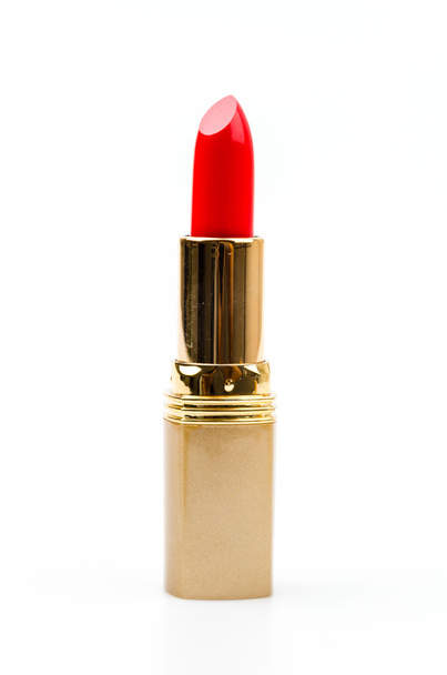 Rouge à lèvres sur blanc
 - Photo, image