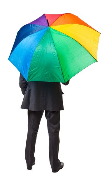 άνθρωπος με ομπρέλα - Φωτογραφία, εικόνα