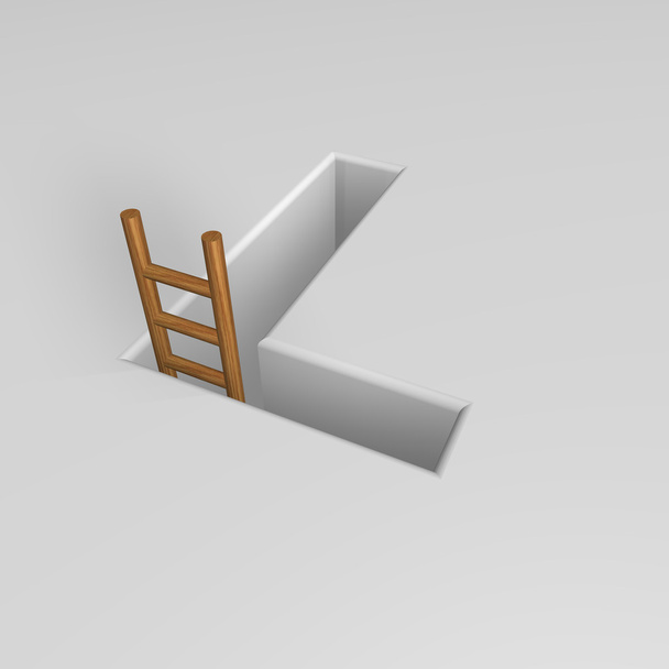 Letter l and ladder - Фото, изображение