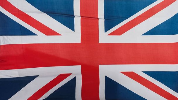 National flag of the United Kingdom (UK) aka Union Jack - Fotografie, Obrázek