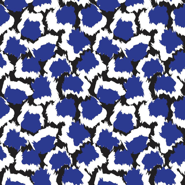 Blue Brush strokes pattern background suitable for fashion prints, graphics, backgrounds - Vektor, kép