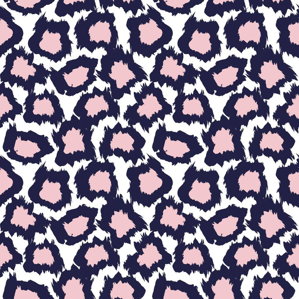 Pink Navy Pinselstriche Muster Hintergrund geeignet für Mode-Prints, Grafiken, Hintergründe - Vektor, Bild