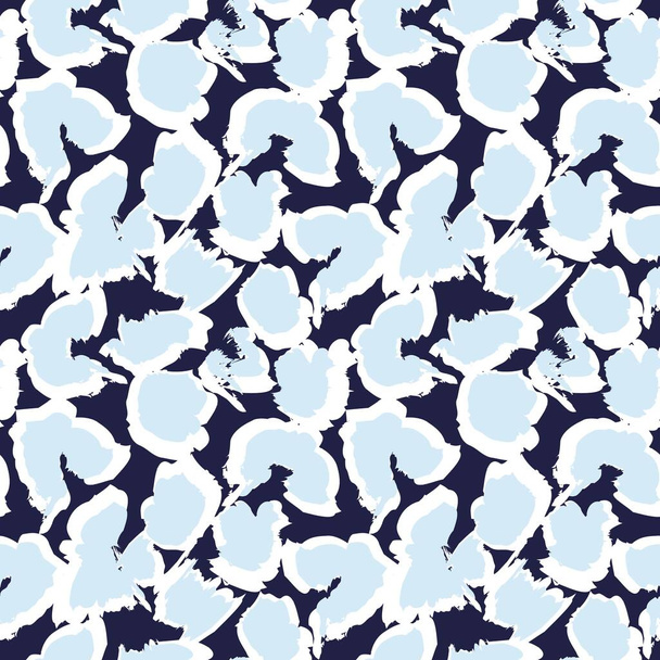 Cepillo azul cielo trazos patrón de fondo adecuado para impresiones de moda, gráficos, fondos - Vector, Imagen