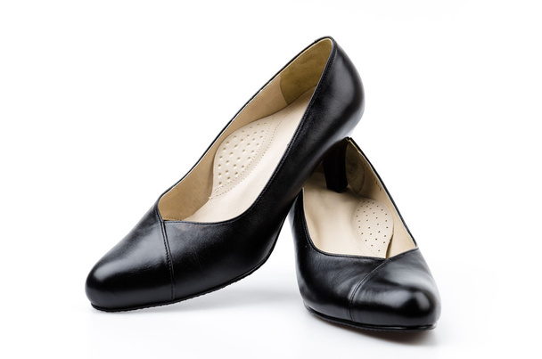 Chaussures en cuir noir
 - Photo, image