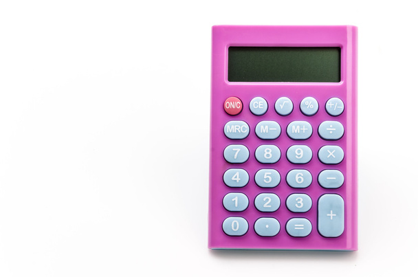 Calculator on white - Foto, Bild