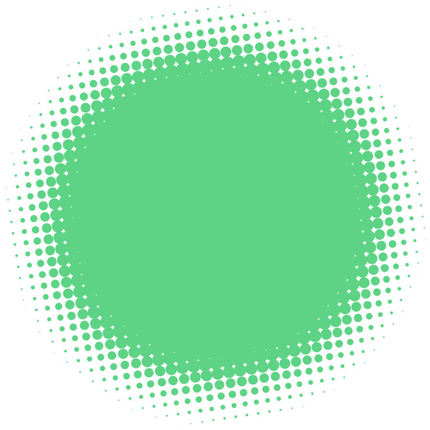 Colorful halftone vector pattern, texture design element. Circles, dots, screentone illustration. Freckle, stipple-stippling, speckles illustration. Pointillist vector art - Vektori, kuva