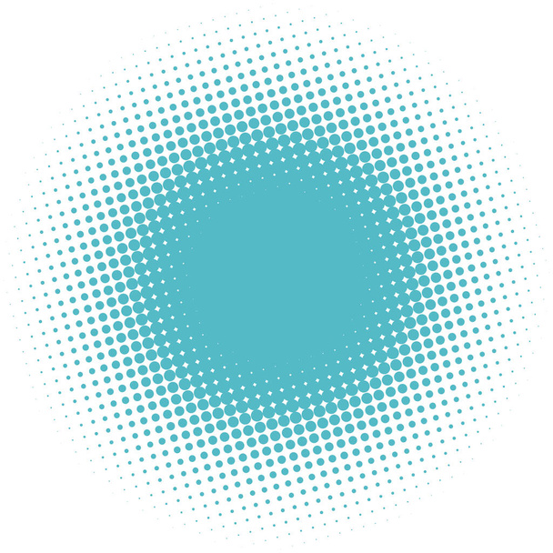 Colorful halftone vector pattern, texture design element. Circles, dots, screentone illustration. Freckle, stipple-stippling, speckles illustration. Pointillist vector art - Wektor, obraz