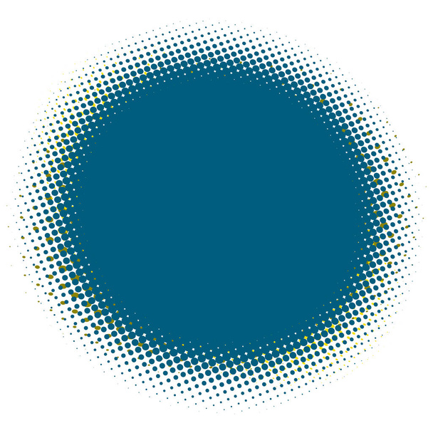 Comic ink splatter colorful halftone vector pattern,texture design element.Circles,dots, screentone illustration.Freckle, stipple-stippling and speckles illustration.Pointillist-pointillism vector art - Wektor, obraz