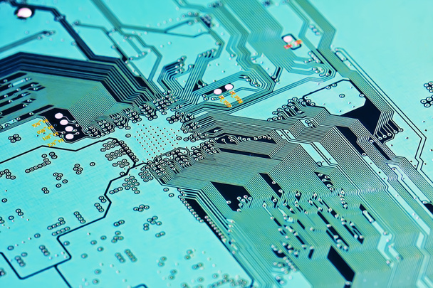 Electronic circuit board close up. - Foto, immagini