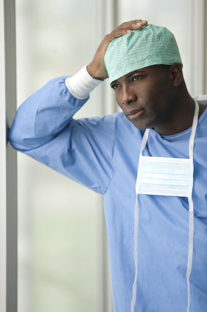 Worried male surgeon - Foto, Bild