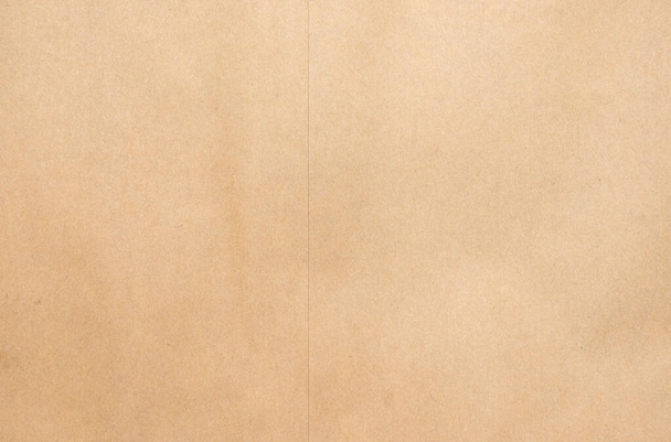 Papier textuur kartonnen achtergrond, Grunge oude gerecycled kraftpapier oppervlakte textuur, horizontale achtergrond - Foto, afbeelding