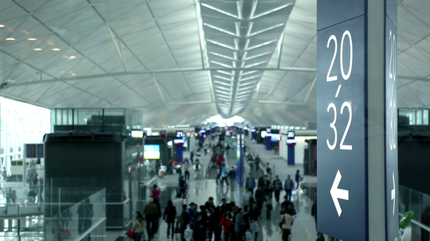 Flughafen-Terminal - Filmmaterial, Video