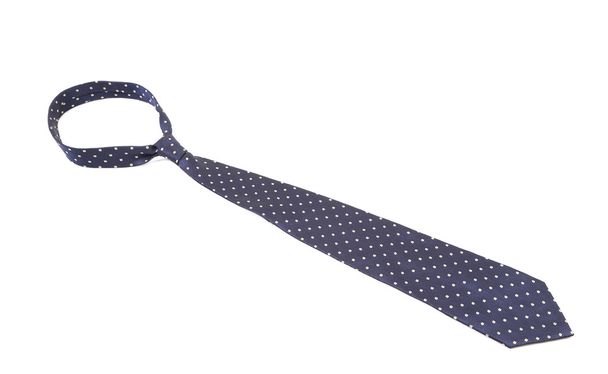 Blue tie with white speck. - Valokuva, kuva