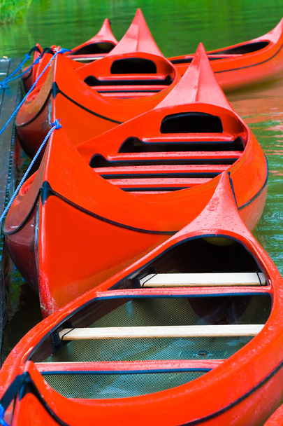 červený kánoe - Fotografie, Obrázek