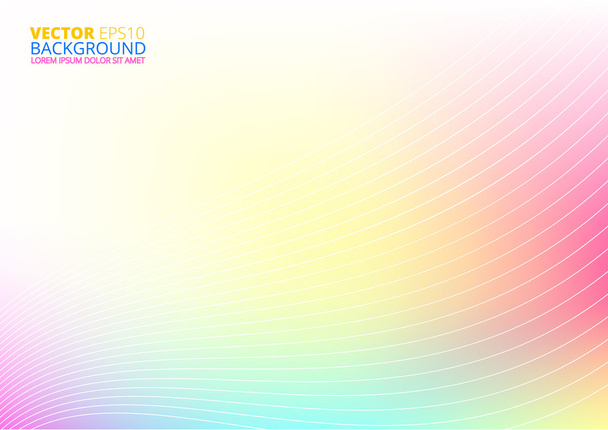 Colorful Abstract Lines - Vector, Image