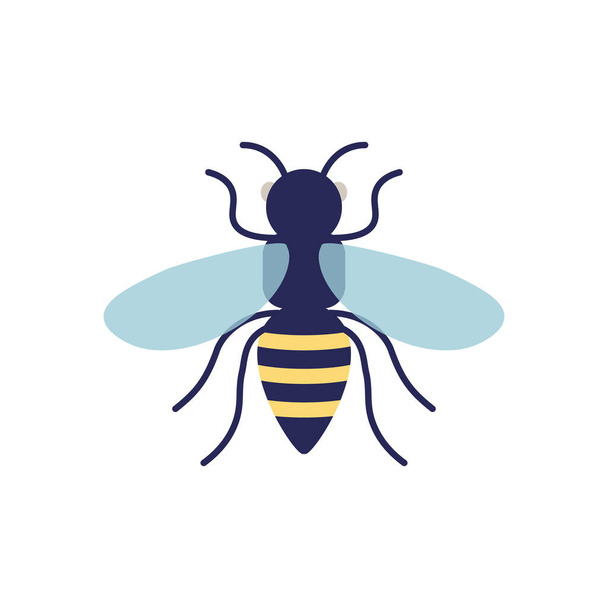 Ícone de insecto. Ilustração simples da coleção de alergia. Ícone de inseto monocromático para web design, modelos e infográficos. - Vetor, Imagem