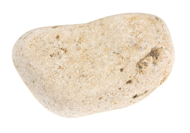 Pedra natural grande, paralelepípedo isolado sobre fundo branco. pedras para banhos e saunas - Foto, Imagem