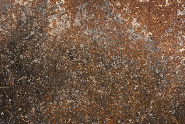 Texture de fond en métal rouillé. vieux fer rouillé gros plan - Photo, image