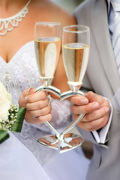 Wedding glasses - Foto, imagen