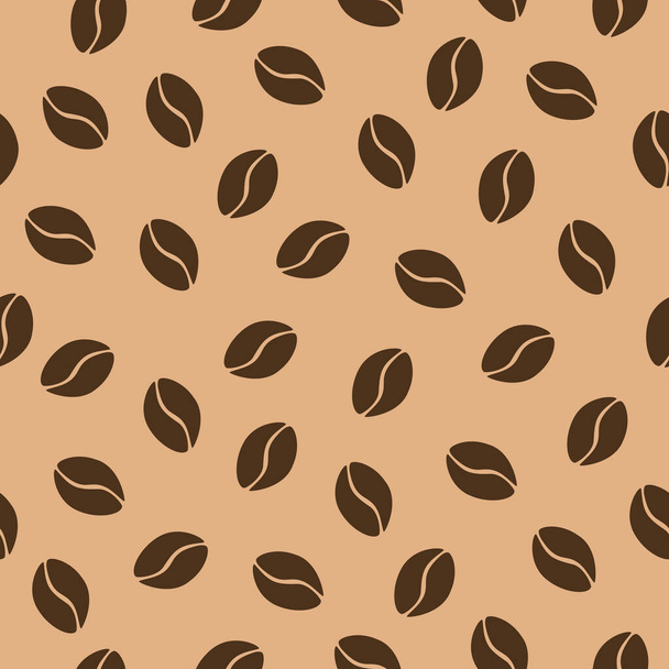 Zökkenőmentes kávé minta a babban. Vektorillusztráció - Vektor, kép