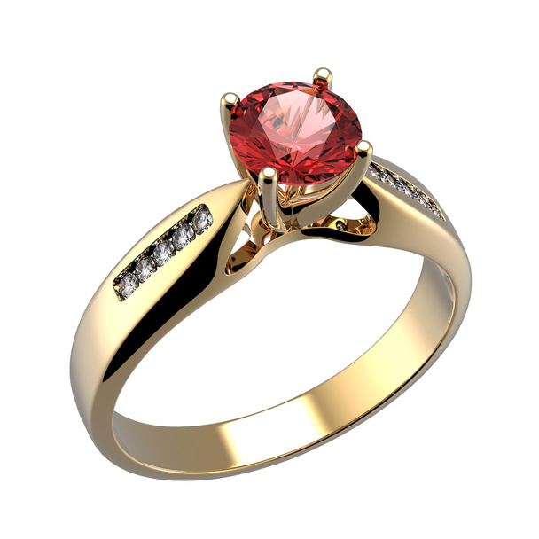 Бриллиантовое кольцо
 - Фото, изображение