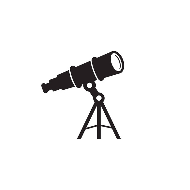 Telescope sign symbol logo design vector template - Vector, Image